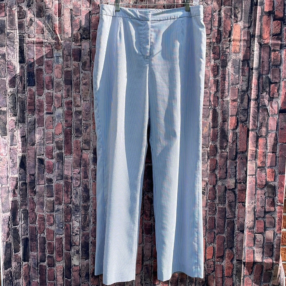 LE SUIT SEPARATS Women Pants Size 10 Color Blue White  striped